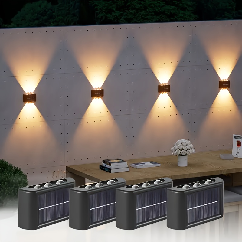 Solar Garden Light - Lampe solaire LED extérieure étanche, éclairage