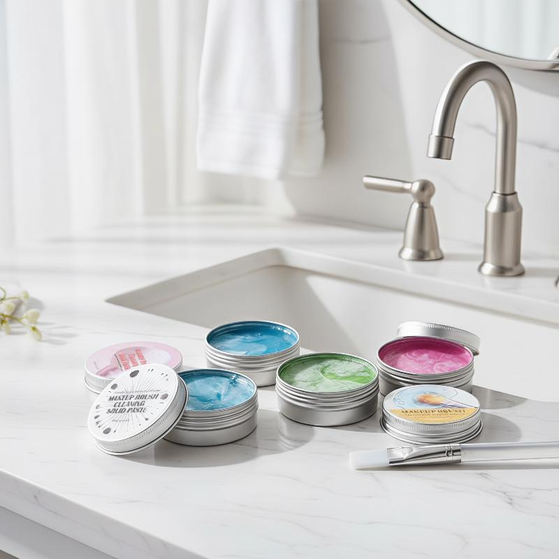 Eco Sponge - Savon nettoyant pour pinceaux de maquillage,