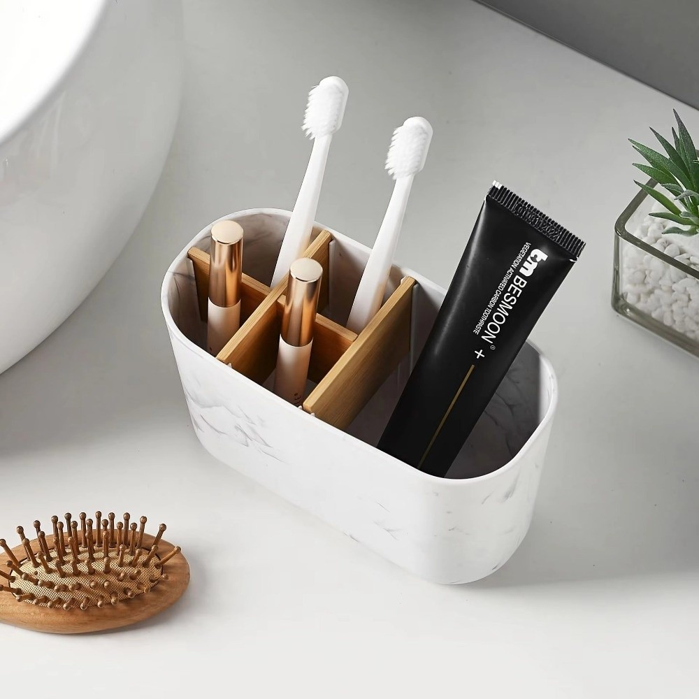 Bamboo Toothbrush - Support de brosses à dents multi-emplacements