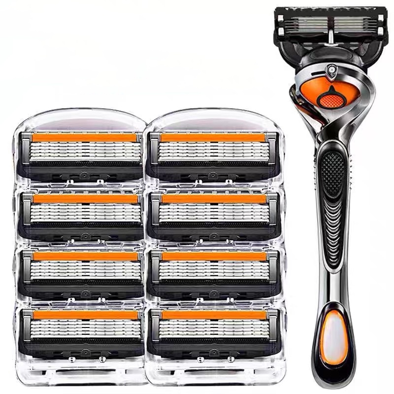 Safety Razor Handle - Lames de sécurité remplaçables à 5