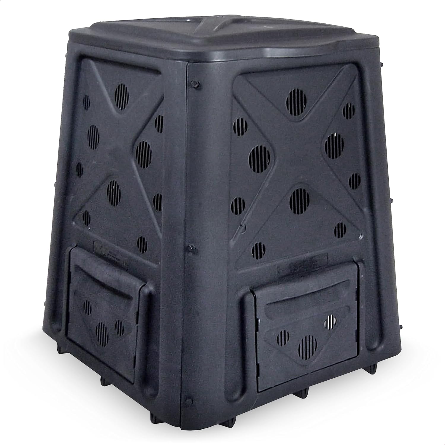 Compost Bin - Composteur d'extérieur Redmon avec couvercle amovible,