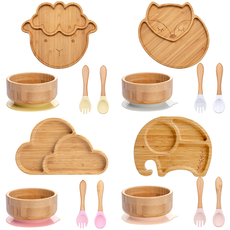 Bamboo Cutlery - Vaisselle en bambou pour enfants, 4