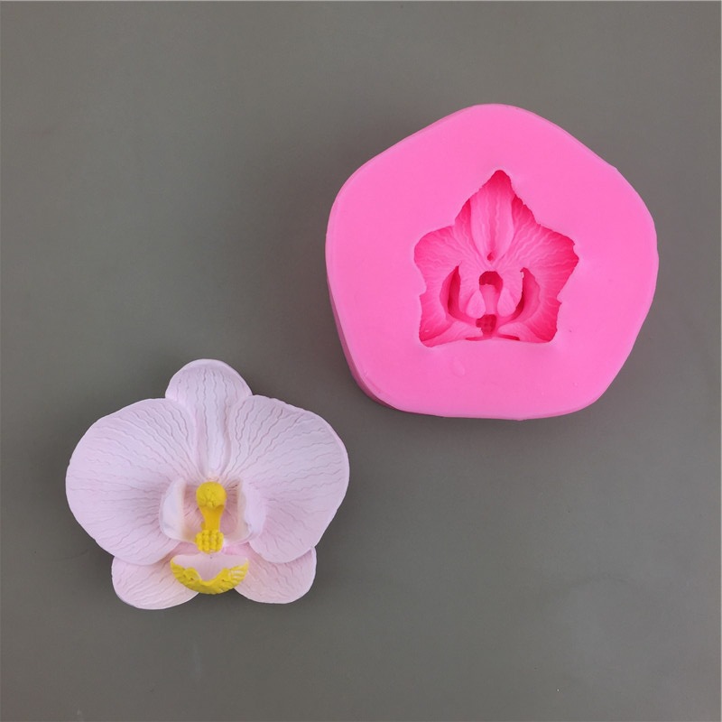 Eco Soap - Moule d'aromathérapie à fleurs 3D, orchidée