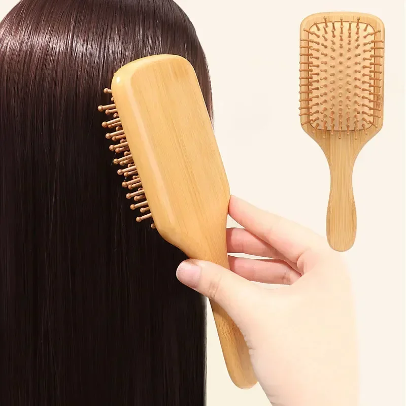 Bamboo Toothbrush - Peigne de massage du cuir chevelu