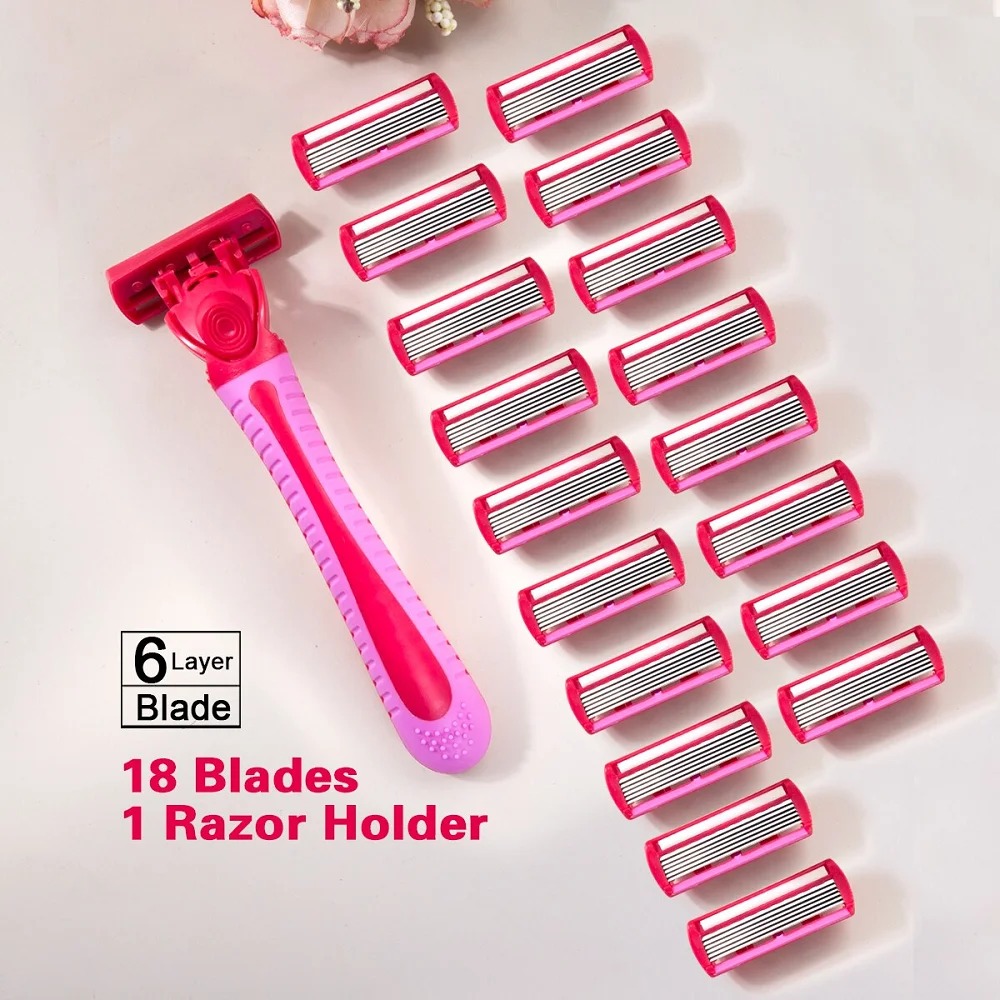 1 poignée + 18 lames/rasoir de - Safety Razor Handle avis et prix
