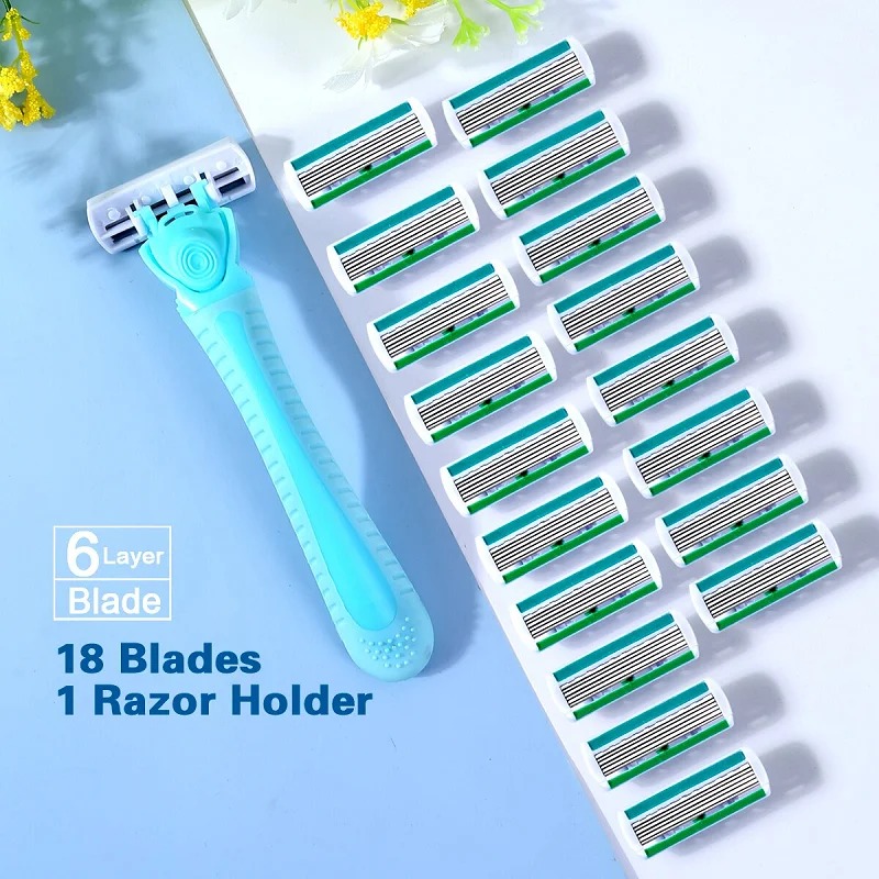 1 poignée + 18 lames/rasoir de - Safety Razor Handle avis et prix