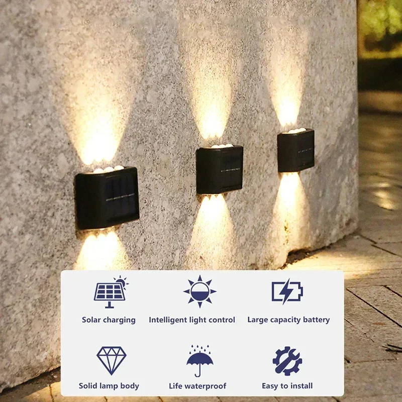 Lampe solaire LED extérieure é - Solar Garden Light avis et prix
