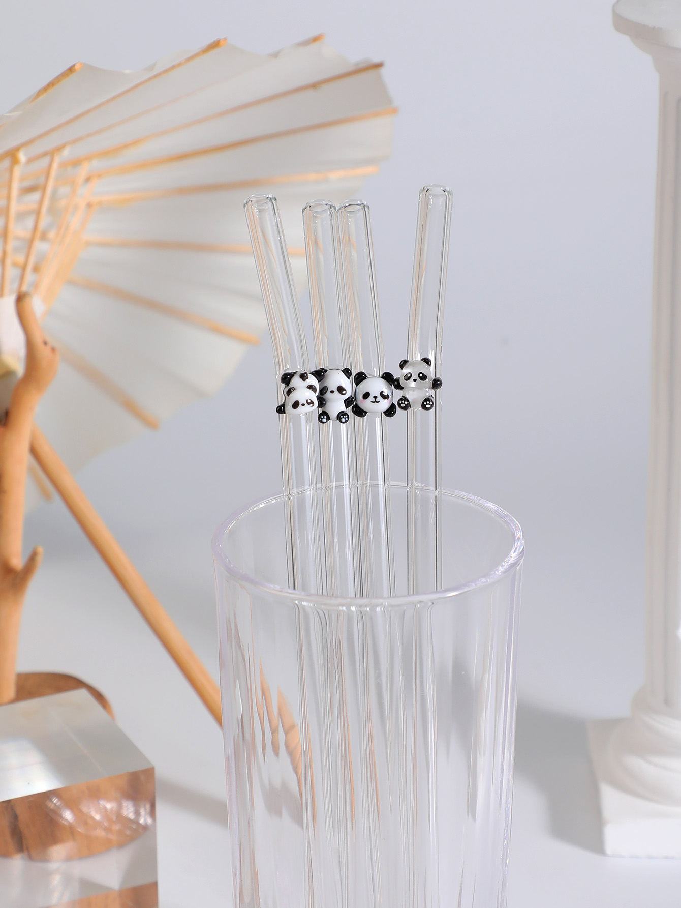 Paille en verre courbé réutili - Reusable Straw avis et prix