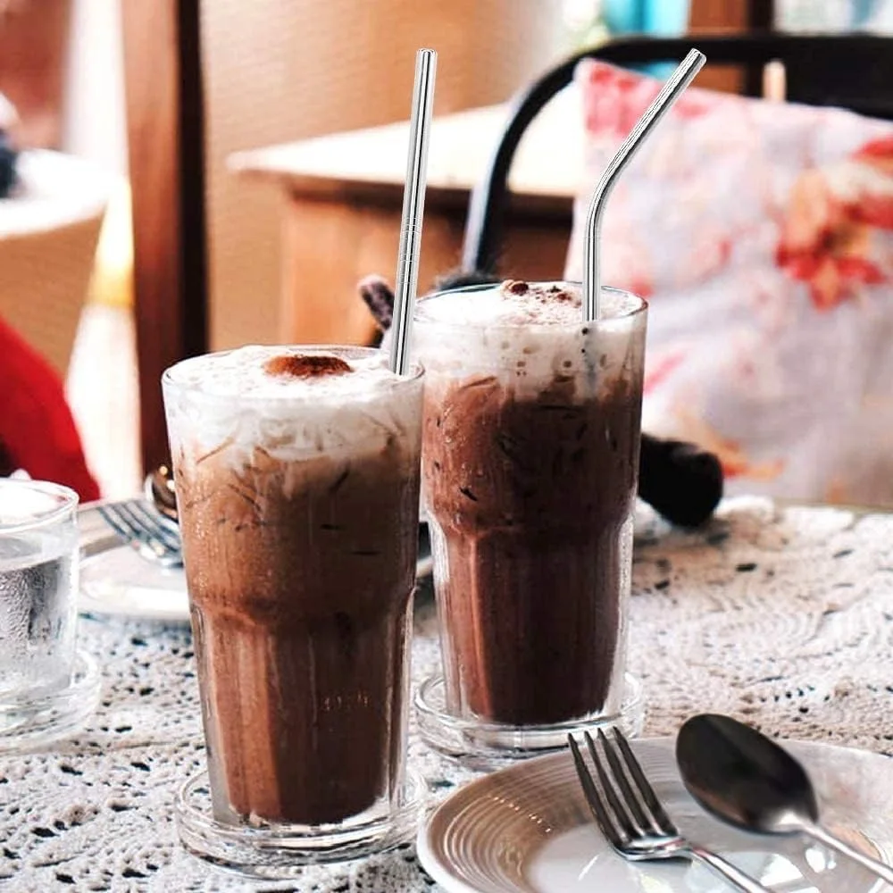 100 pièces paille en acier ino - Reusable Straw avis et prix