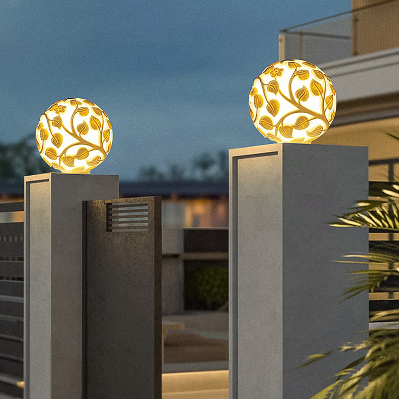 Lampes de colonne d'extérieur, - Solar Garden Light avis et prix