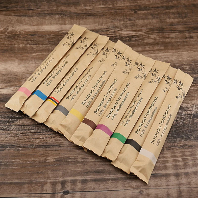 Brosses à dents en bambou, 5 à - Bamboo Toothbrush avis et prix