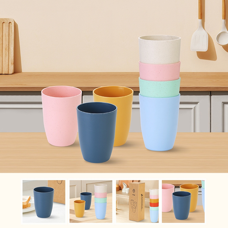 Lot de 6 gobelets en paille de - Reusable Straw avis et prix
