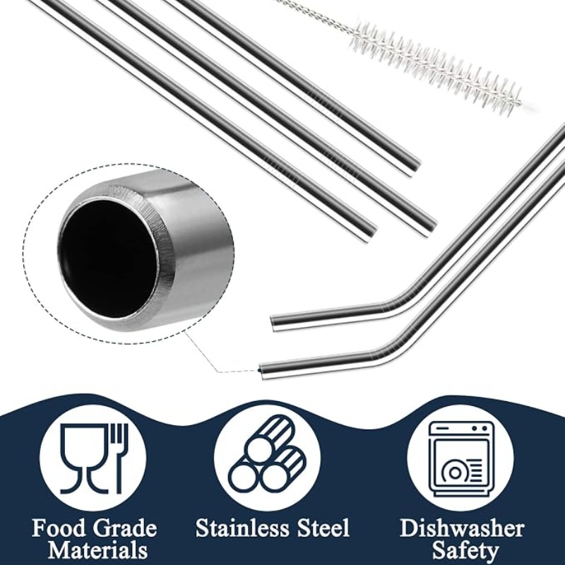 3 pailles réutilisables en aci - Reusable Straw avis et prix